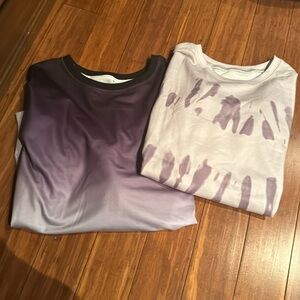 2 cute pattern sweatshirts